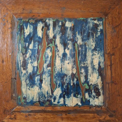 Tavolino in legno teak sgabello etnico quadrato - immagine 8