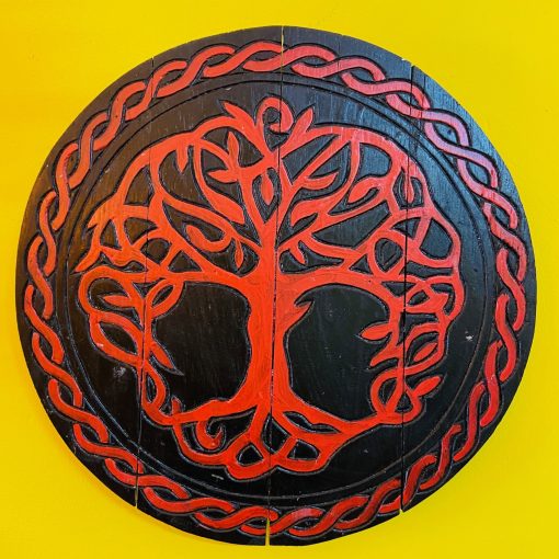 Quadro celtico albero della vita stile etnico