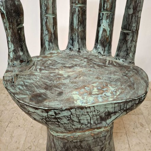 Tavolo e sedie a forma di mano arredo etnico art - immagine 13
