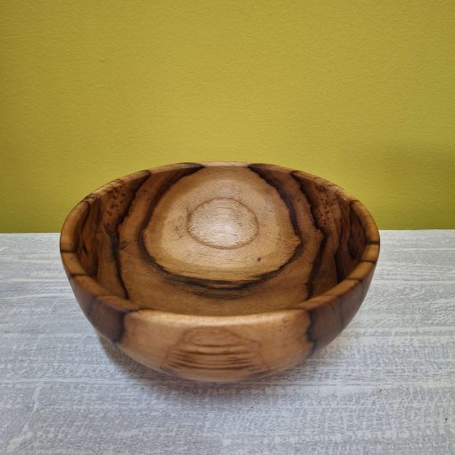 Ciotola classica in legno teak da fetta intera - immagine 5
