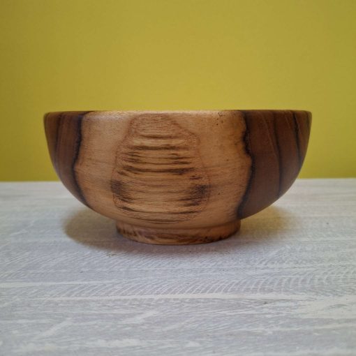 Ciotola classica in legno teak da fetta intera - immagine 6