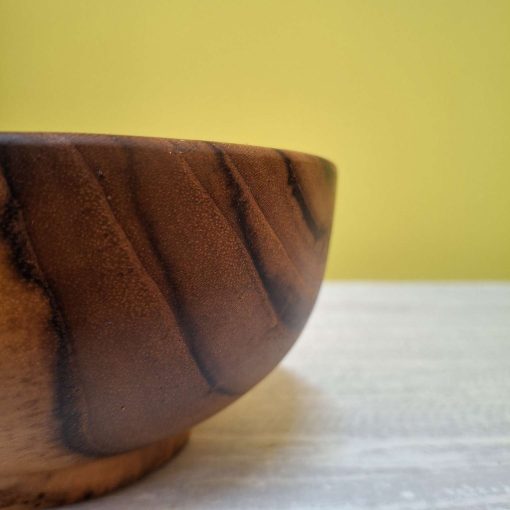 Ciotola classica in legno teak da fetta intera - immagine 7
