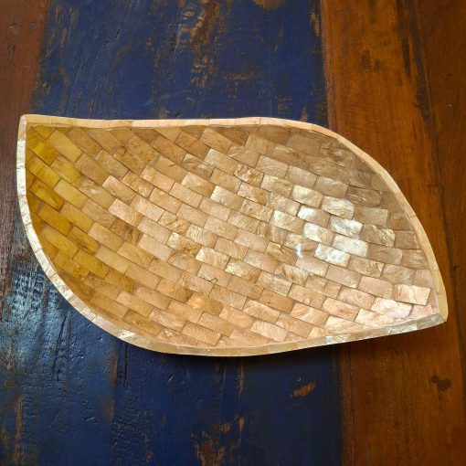 Vassoio decorativo in madre perla svuota tasche - immagine 4