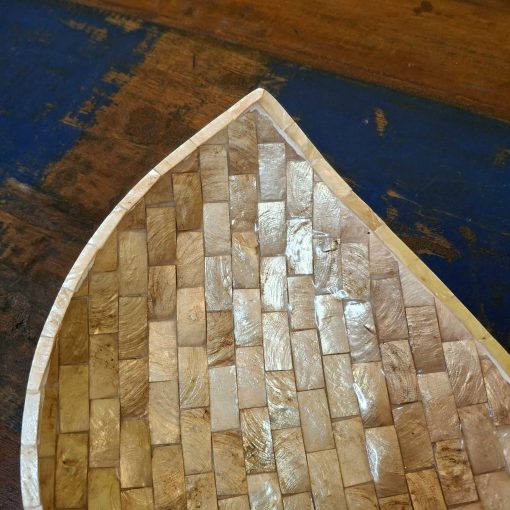 Vassoio decorativo in madre perla svuota tasche - immagine 5