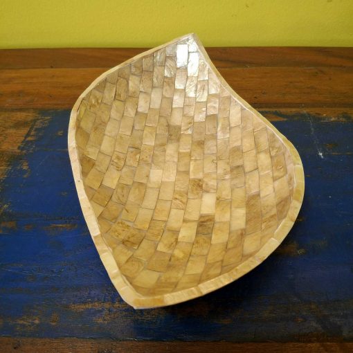 Vassoio decorativo in madre perla svuota tasche - immagine 3