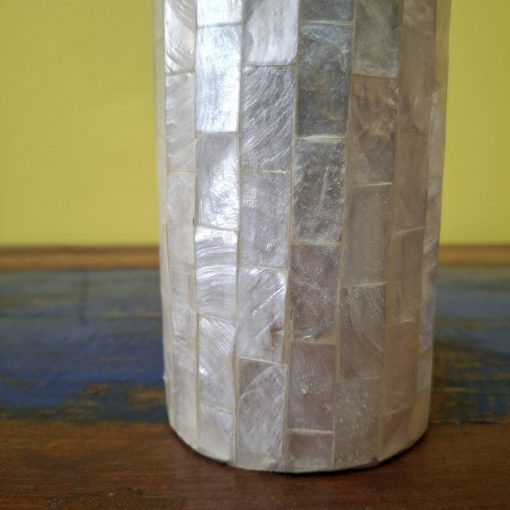 Dispenser in madre perla porta sapone argentato - immagine 5