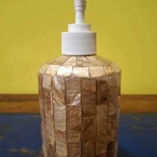 Dispenser in madre perla porta sapone oro - immagine 4
