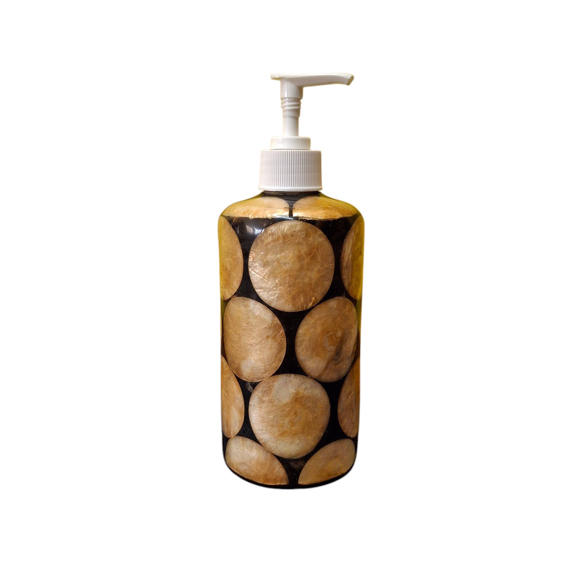 Dispenser porta sapone liquido in madre perla
