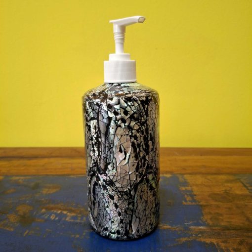 Porta sapone liquido dispenser in madre perla - immagine 3