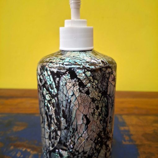 Porta sapone liquido dispenser in madre perla - immagine 4