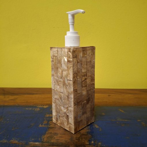 Porta sapone liquido rettangolare in madre perla - immagine 3