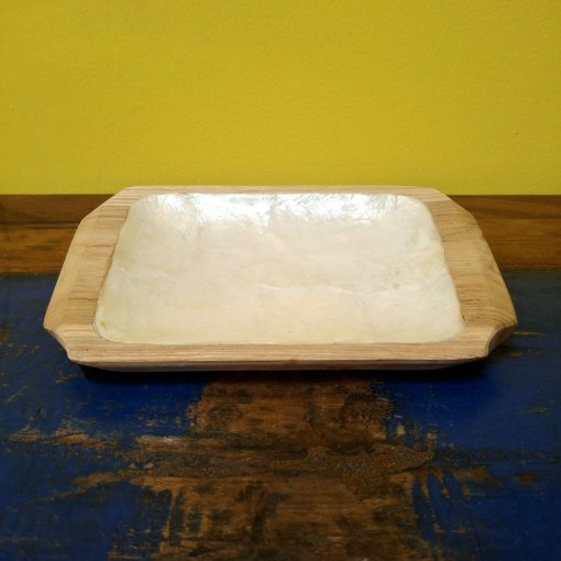 Set vassoi in legno e madre perla svuota tasche - immagine 6