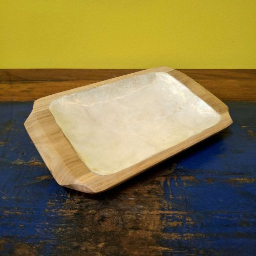 Set vassoi in legno e madre perla svuota tasche - immagine 7