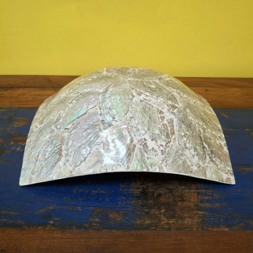 Svuota tasche in madre perla argentata e resina - immagine 6